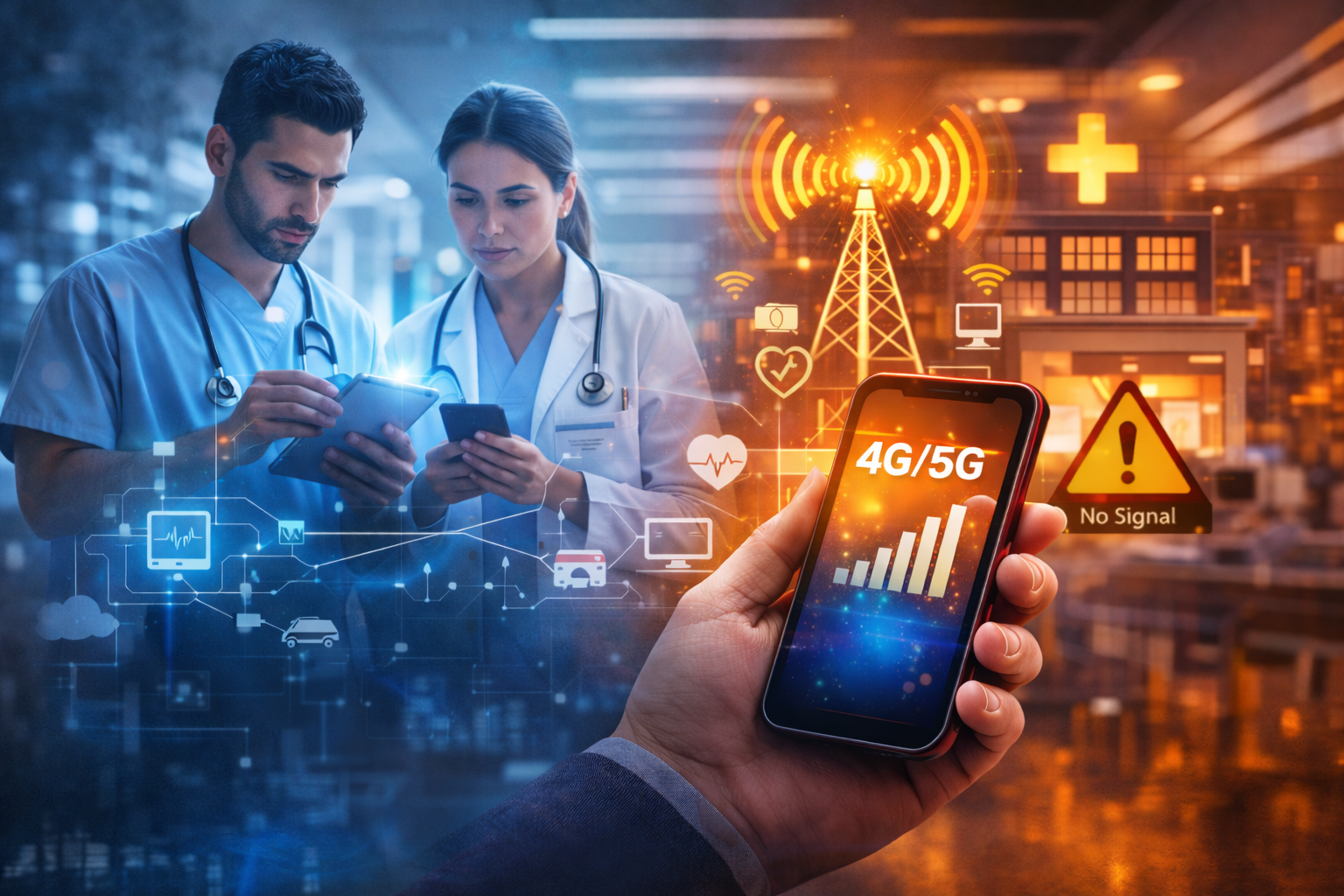 Pourquoi la connectivité mobile indoor est devenue critique dans les établissements de santé